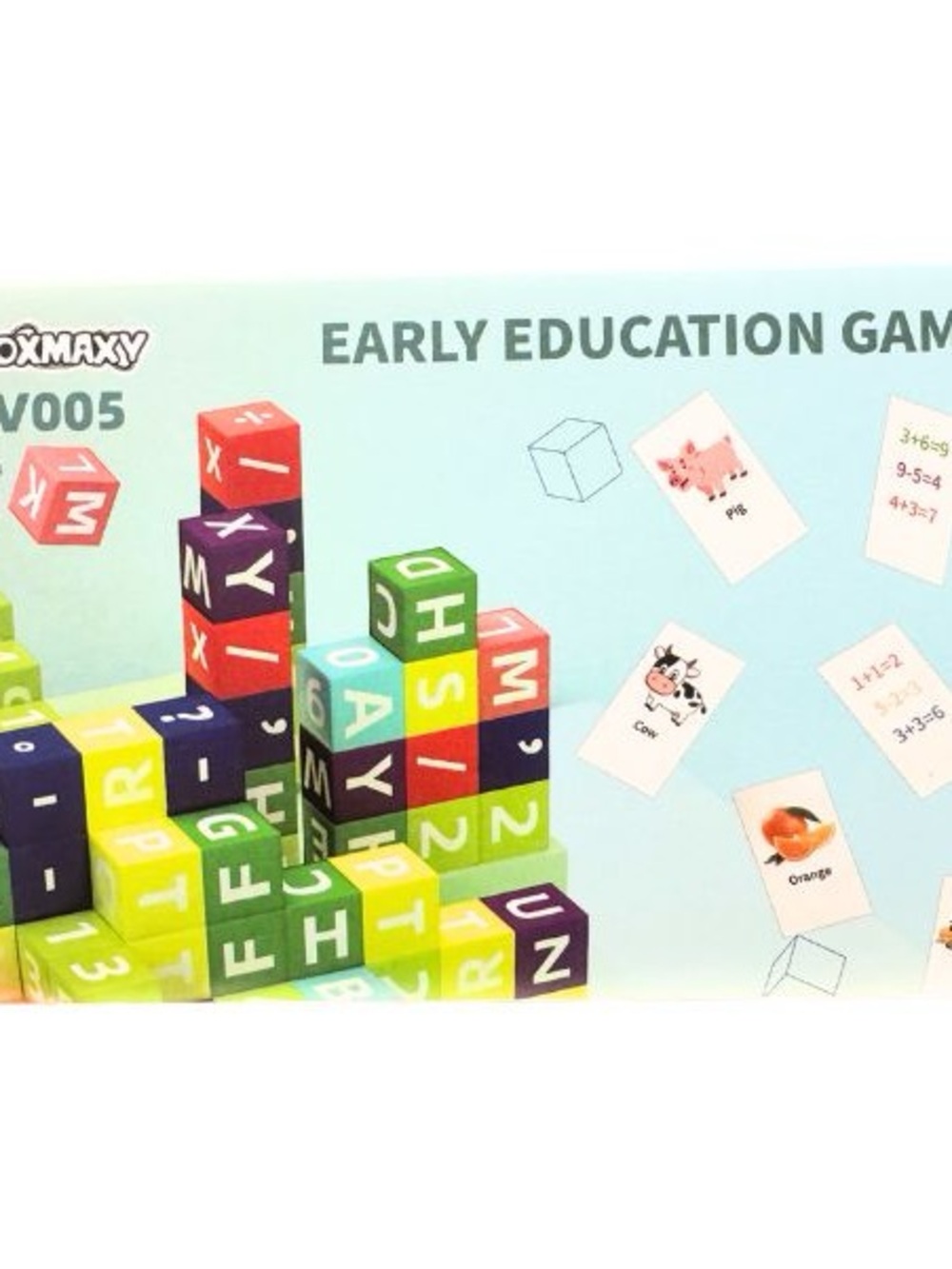 Early Education Stackable Magnetic Alphabet Blocks - Multicolor